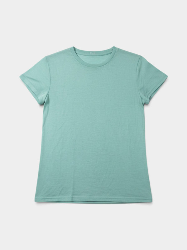 Mint Green Short Sleeve Crew Neck T-Shirt