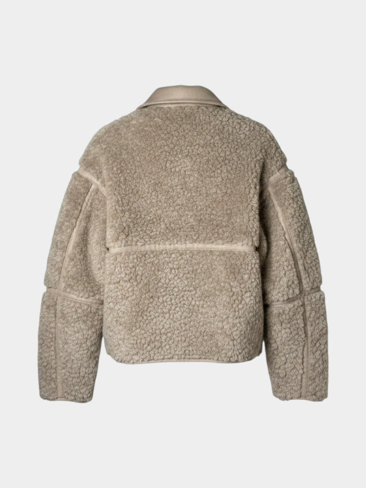 Taupe Cropped Jacket