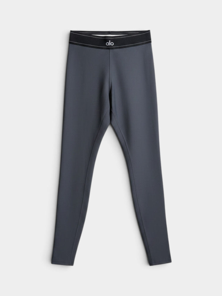 Yoga Slate Gray Compression Slim-Fit Leggings