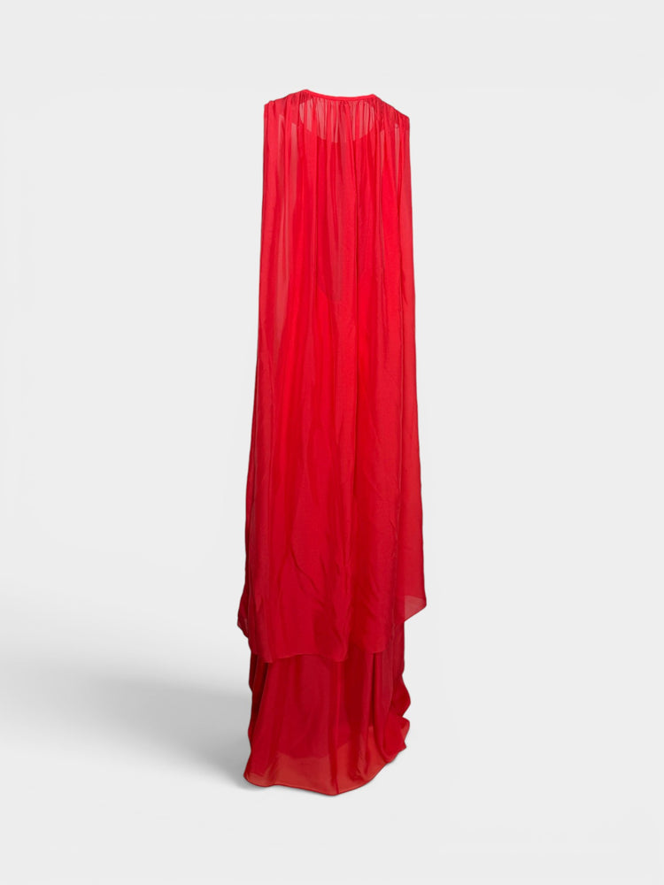 Vintage Red Maxi Dress