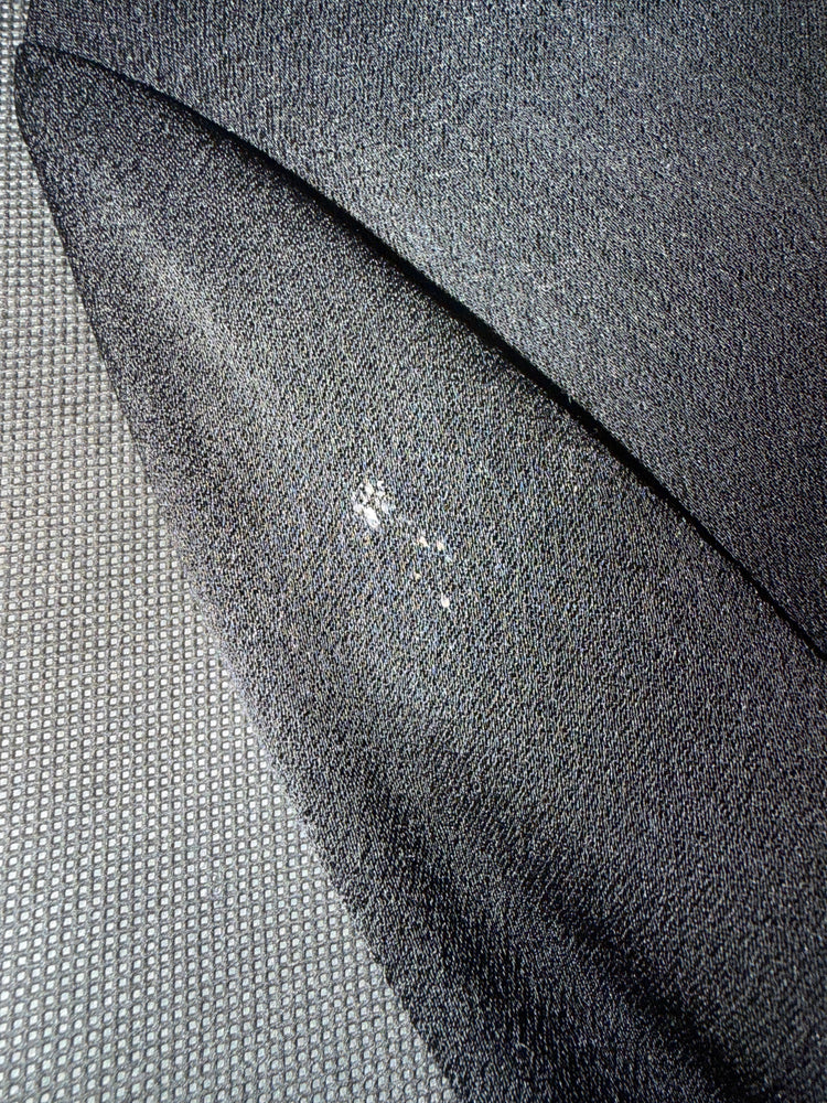 Phillip Lim Black Silk Blouse with Sequin Embellished Collar