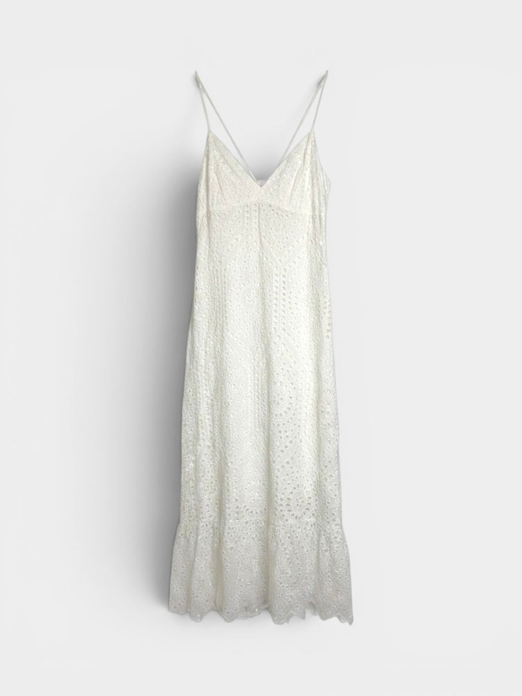 Ivory White Midi Dress