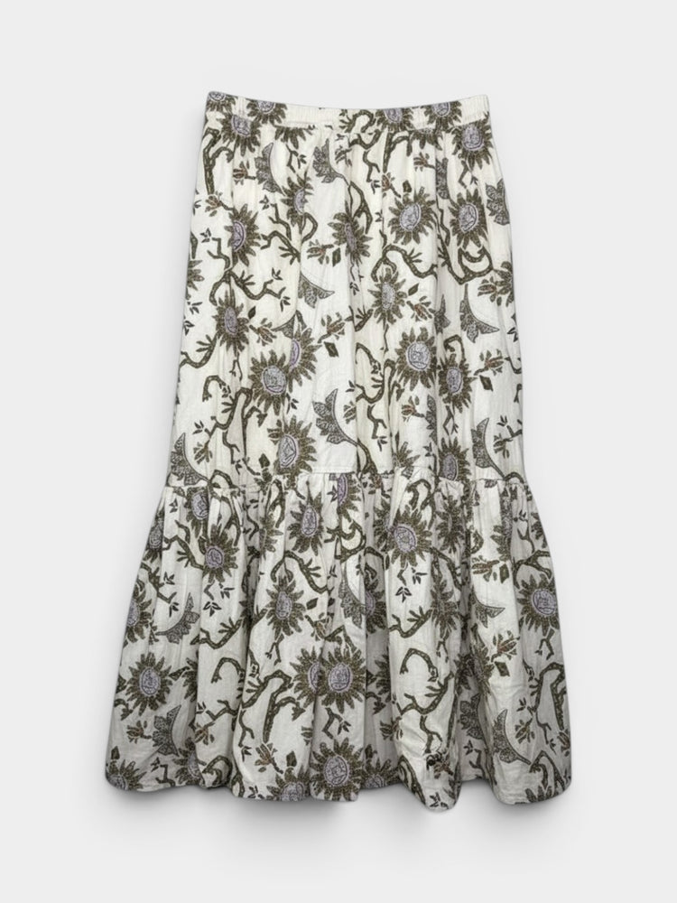 Tiered Maxi Skirt
