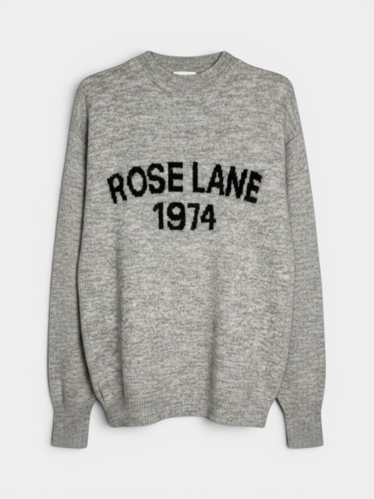 Heather Gray Logo Crewneck Sweater