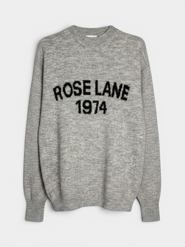 Heather Gray Logo Crewneck Sweater