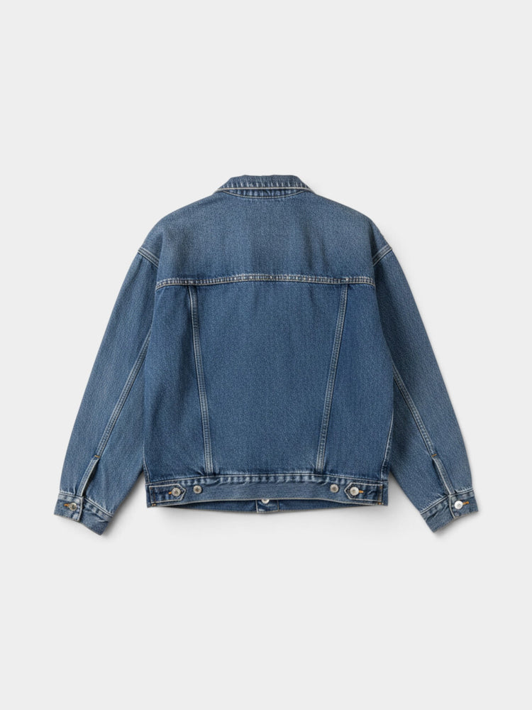 Denim Jacket With Worn Details