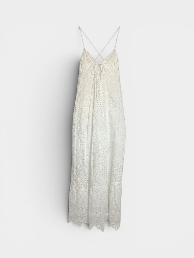 Ivory White Midi Dress