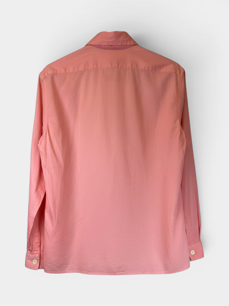 Coral Long-Sleeve Button-Down Shirt