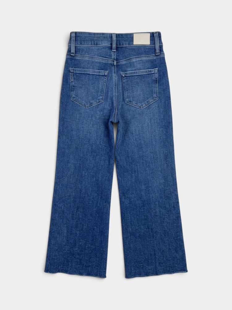 High-Rise Crop Wide Leg Jeans