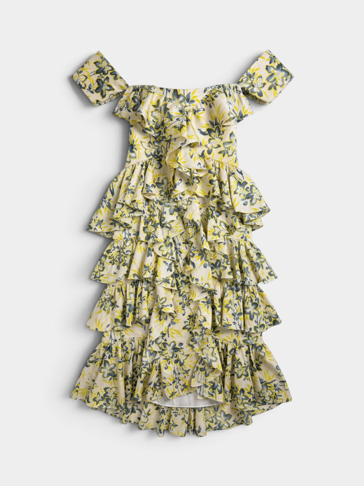 Eleonora Floral Silk Dress