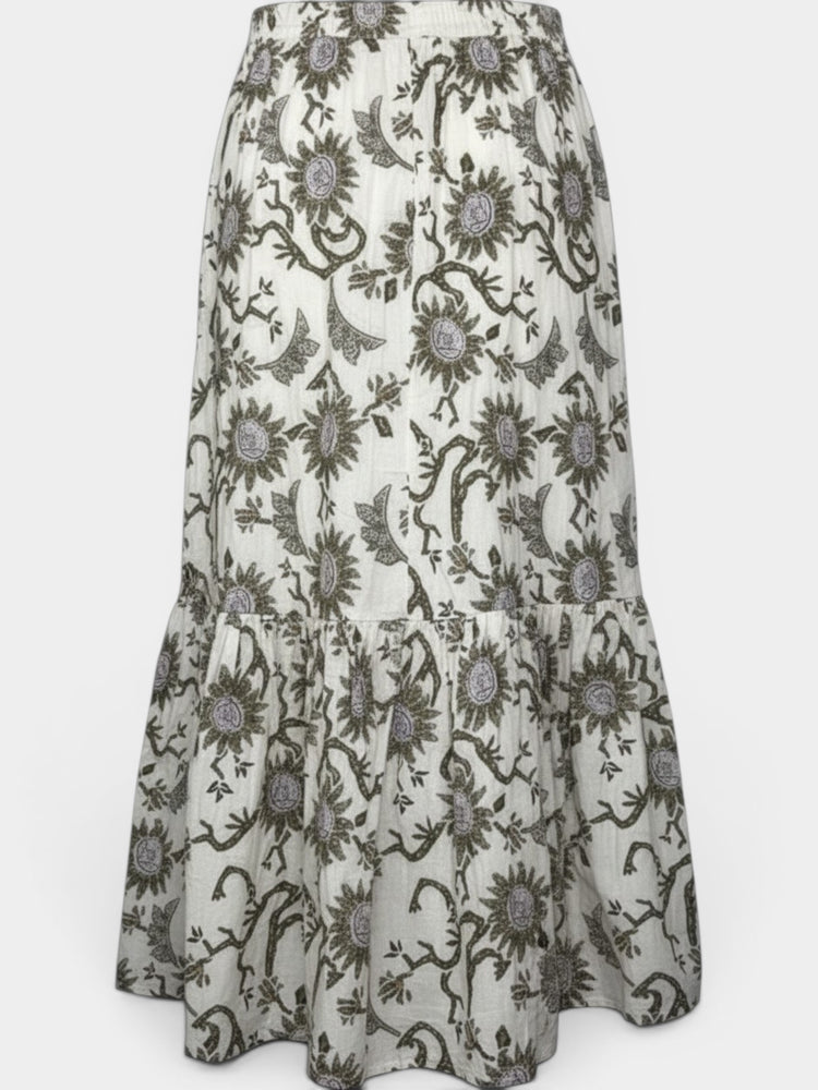 Tiered Maxi Skirt