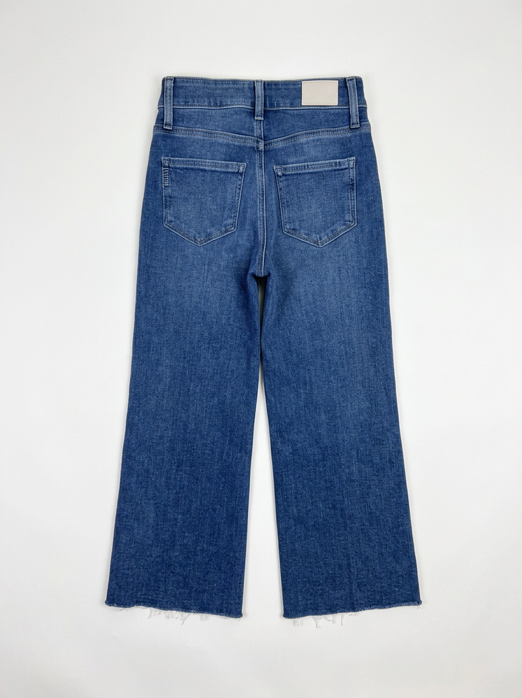 High-Rise Crop Wide Leg Jeans