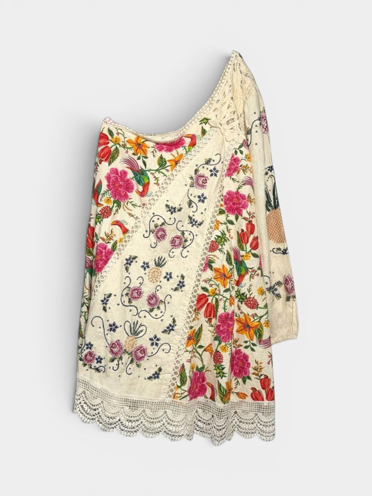 Floral Print Mini Dress