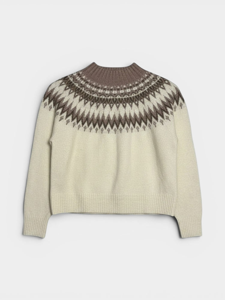 Mock Neck Knit Sweater