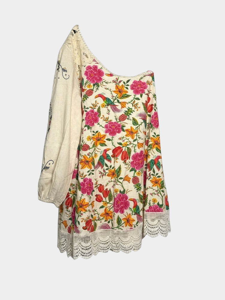 Floral Print Mini Dress