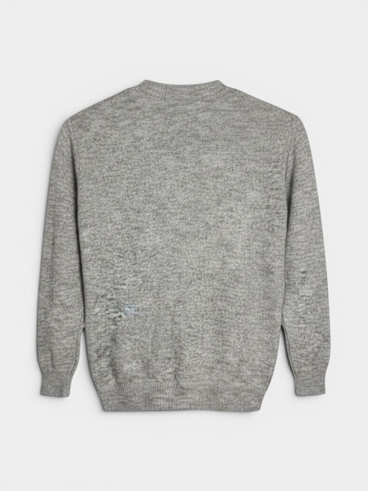 Heather Gray Logo Crewneck Sweater