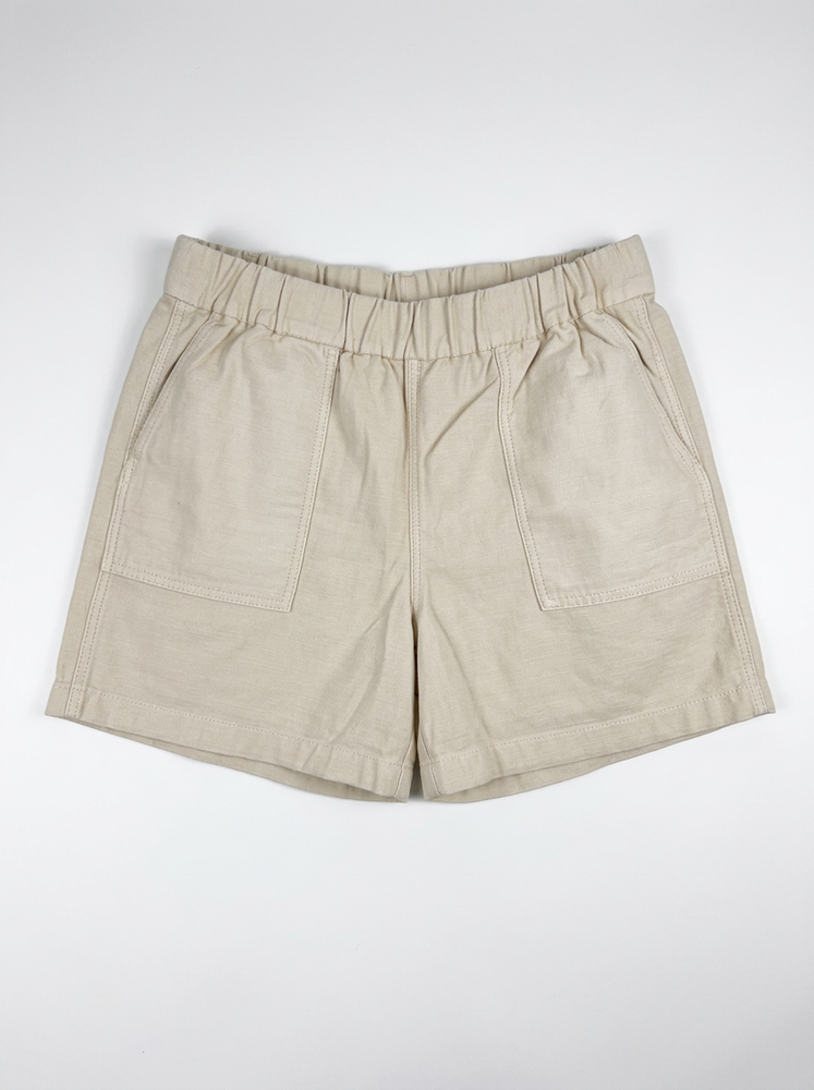 Patch-Pocket Pull-On Short