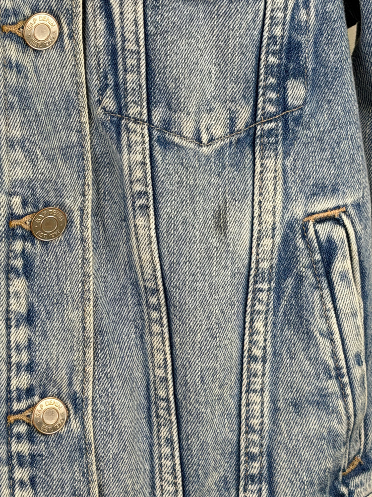 Puff Sleeve Icon Denim Jacket