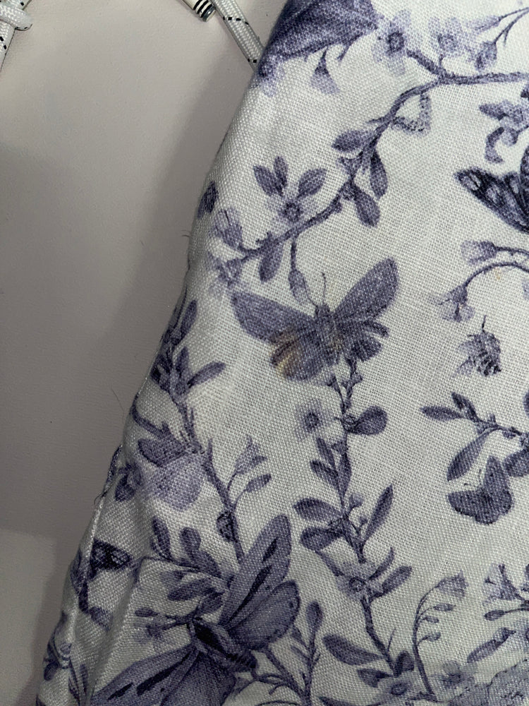 Blue Garden Floral Utility Jumpsuit