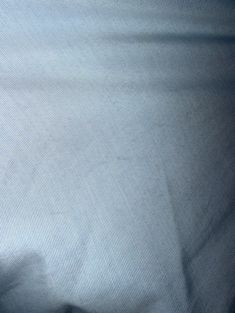 Light Blue Short-Sleeve Tie-Front Jumpsuit