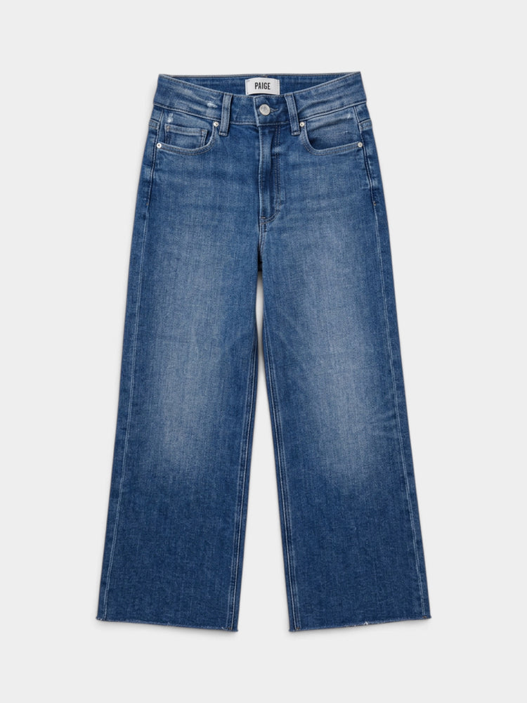 High-Rise Crop Wide Leg Jeans