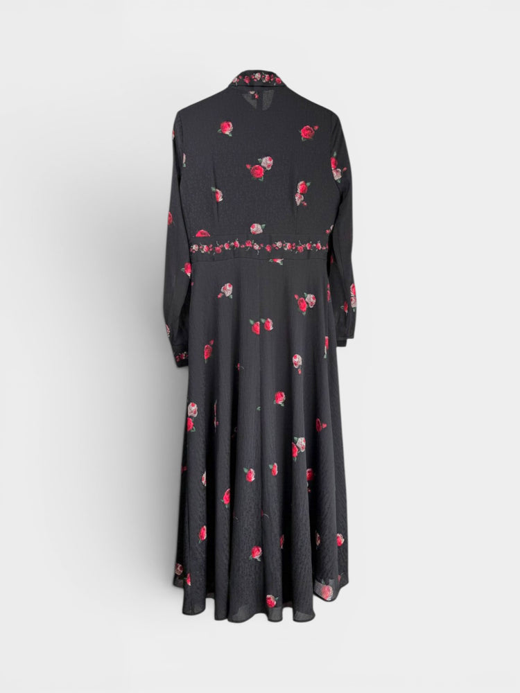 Rose Duster in Black