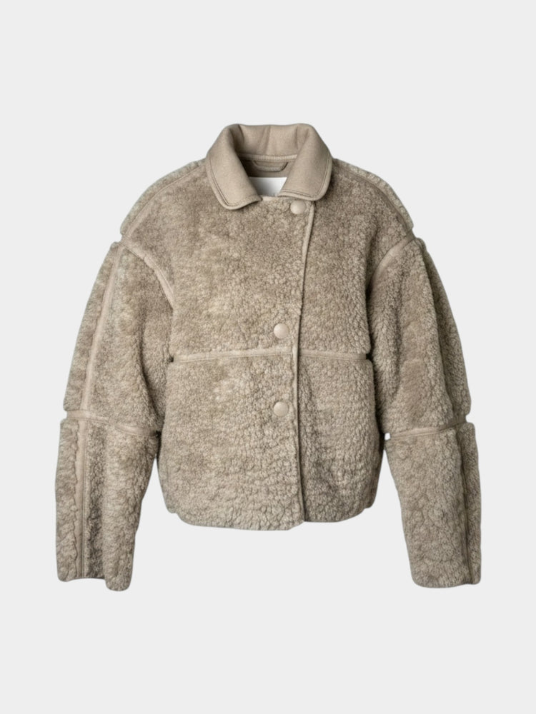 Taupe Cropped Jacket