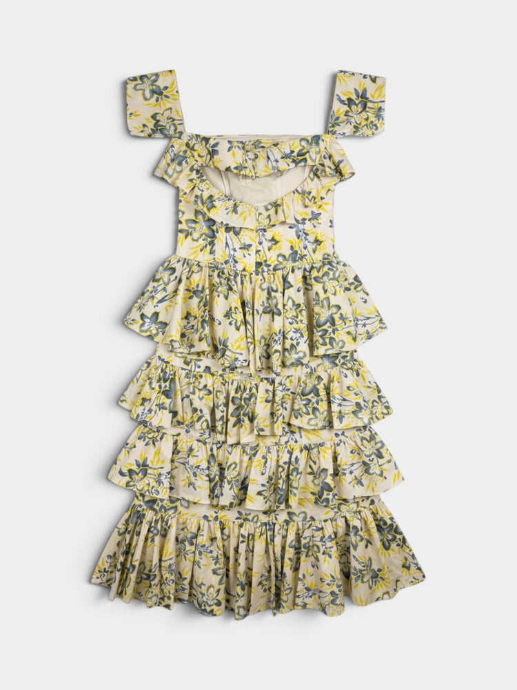 Eleonora Floral Silk Dress